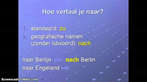 vertalen van nederlands naar duitsland